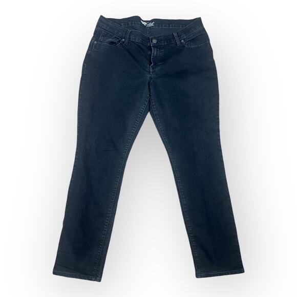 Old Navy The Flirt Skinny Jeans Charcoal Wash Black Size 12 - Picture 5 of 5